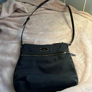Black nylon Kate Spade crossbody